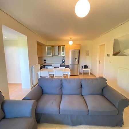 Cozy 2 Room Apartment With Garden Near Athens Air-Port Artemida  Exterior foto