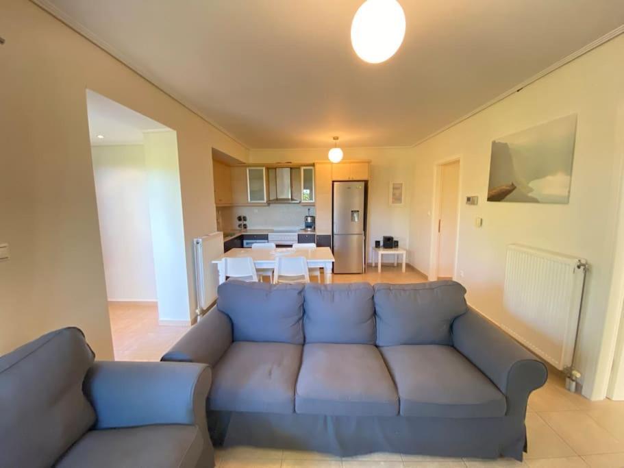 Cozy 2 Room Apartment With Garden Near Athens Air-Port Artemida  Exterior foto